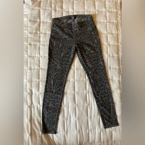 HUE Black Leopard Print Kids Leggings